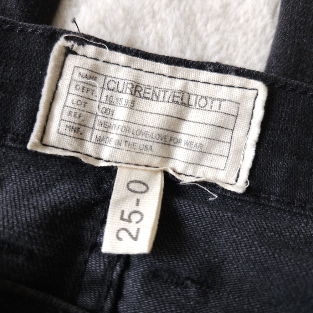 🇺🇸 CURRENT/ELLIOTT The Fling Slim Boyfriend Jean Size 25 - Picture 9 of 16